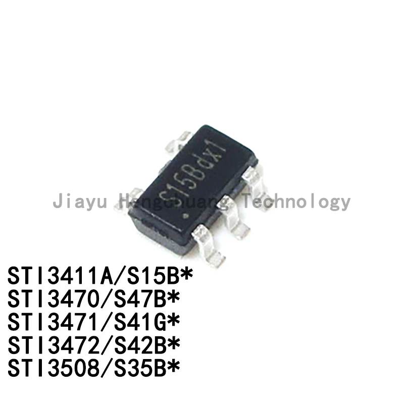 20PCS STI3411A 3411 3470 3471 3472 3508 S41G Silk screen S15B S20B S35B S47B SOT23-5/6 DC-DC power IC