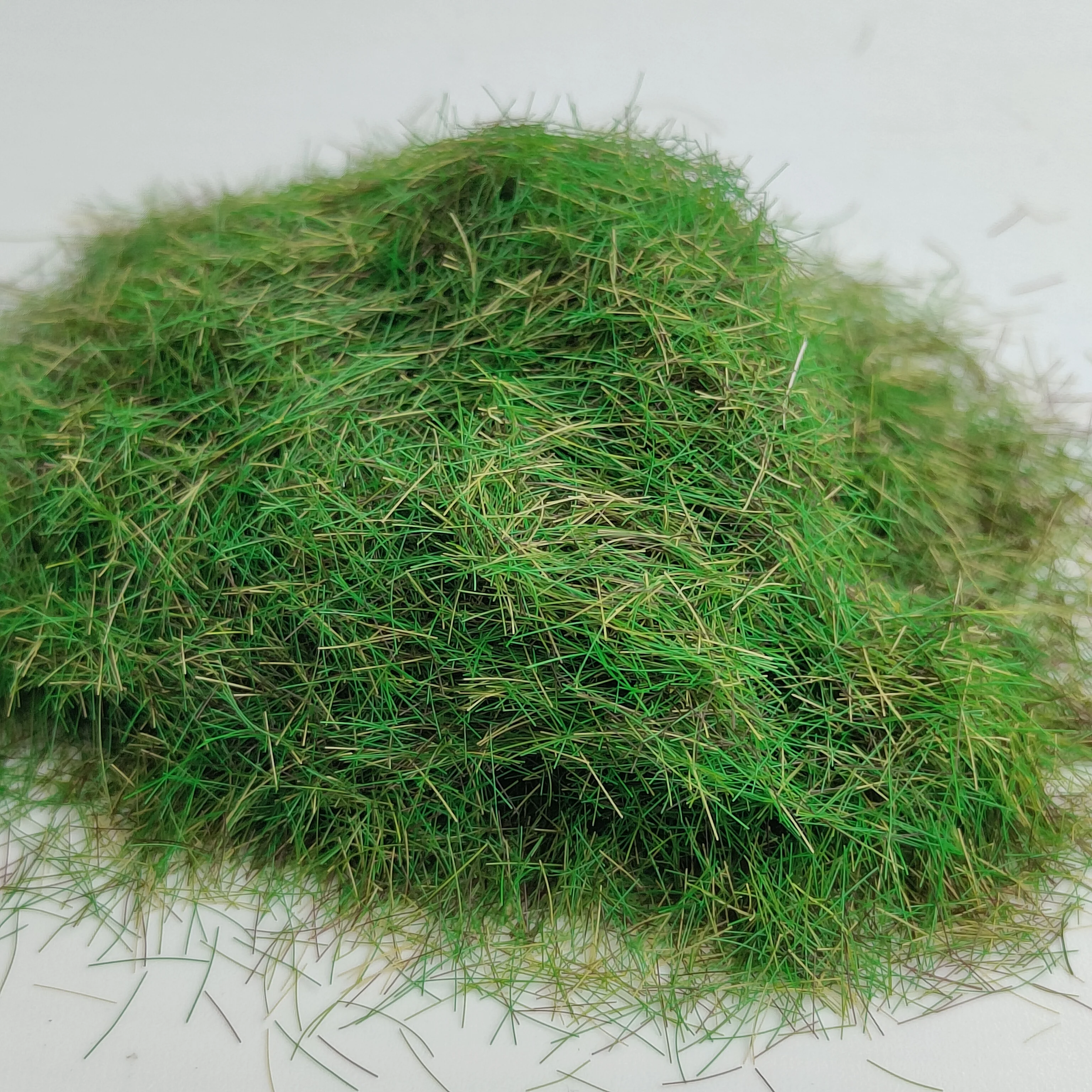 Simulazione 8MM Erba statica in polvere per realizzare kit modello di paesaggio prato Tavolo con sabbia Materiali a terra Accessorio per diorama 30 g/bottiglia