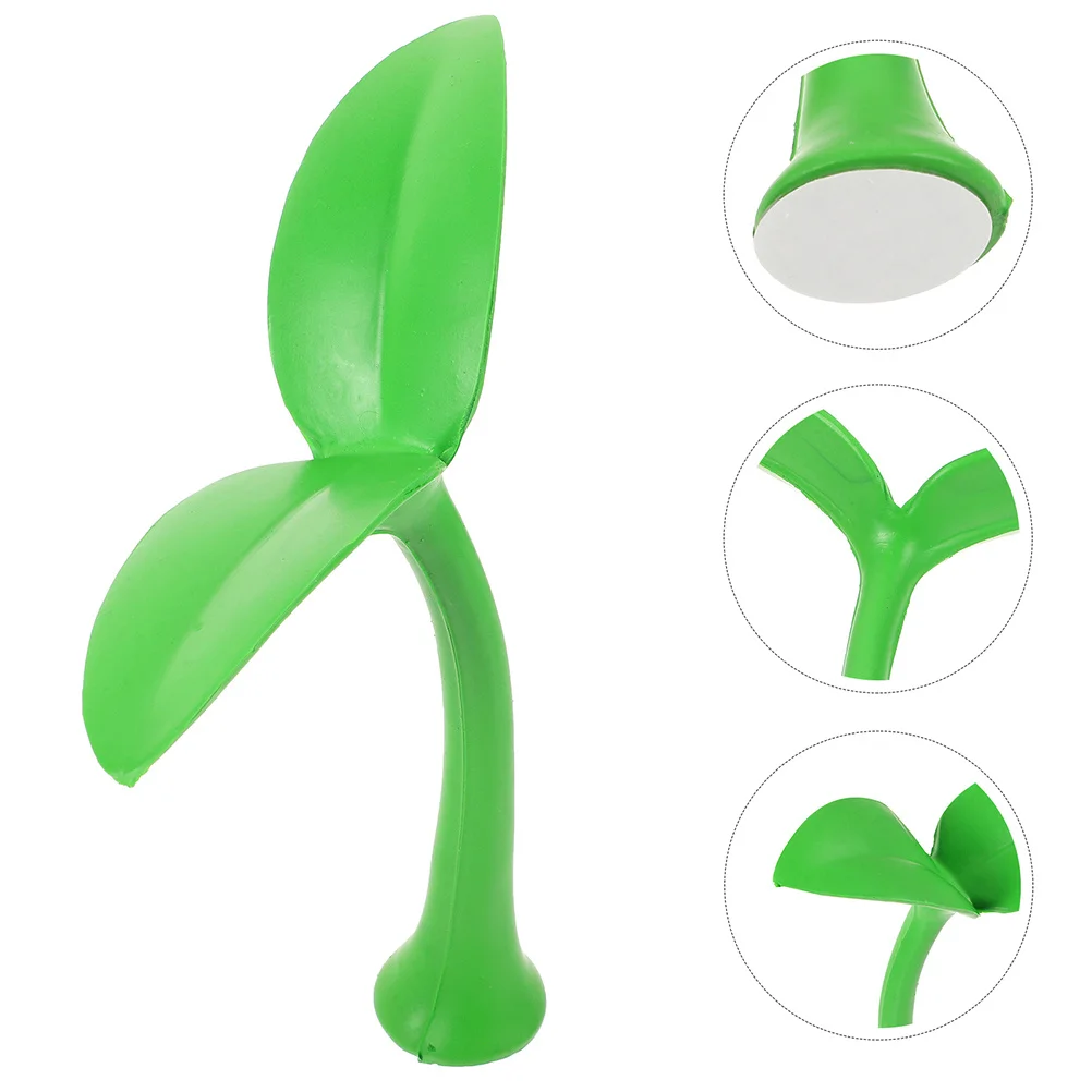 

2Pcs Car Roof Decoration 3D Sprout Plant Cute Car Hood Bumper Sticker Easy Installation Vehicle Decoration Hood Ornament Funny