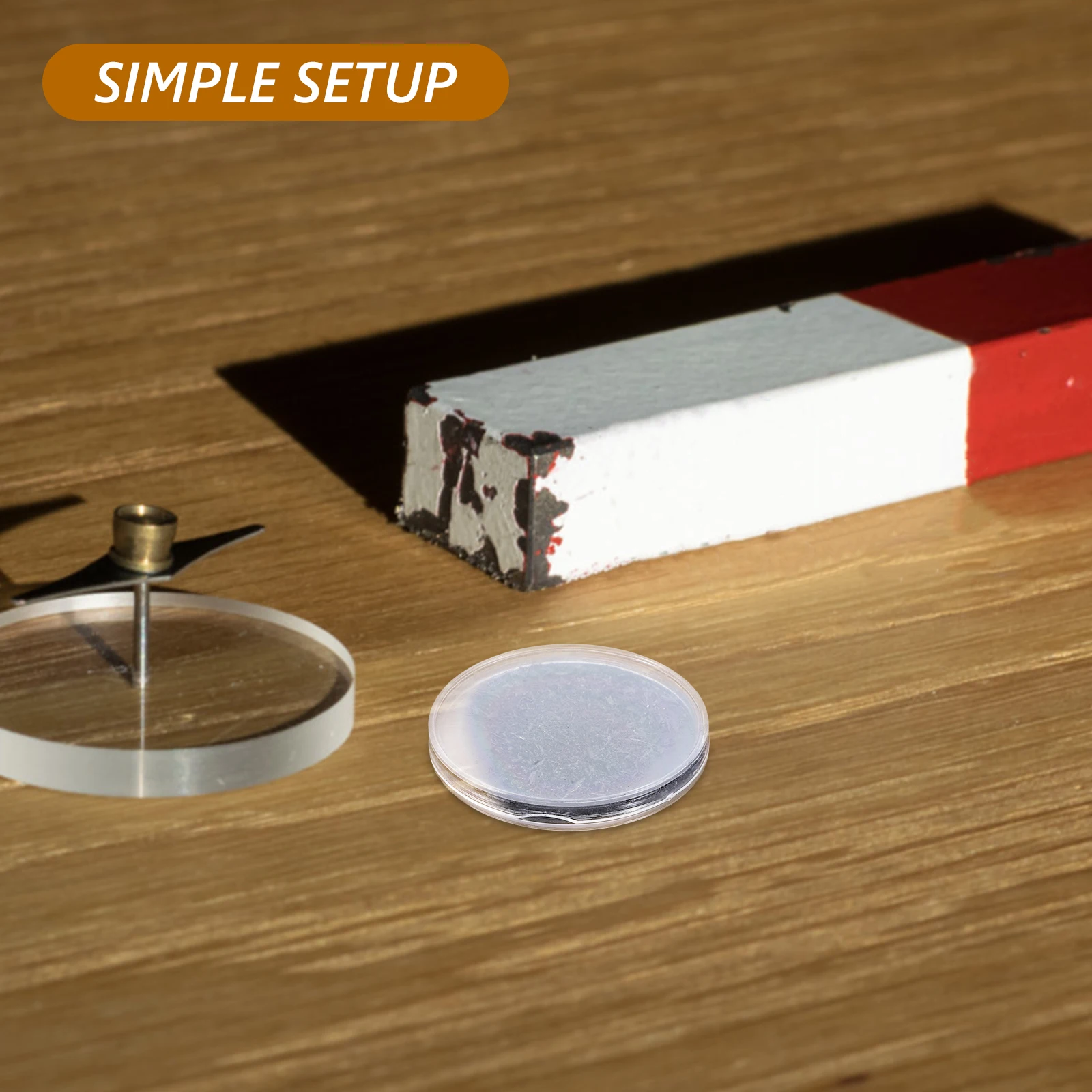 

Powder Case Induction Demonstrator Physics Teaching Instrument Science Experiments Magnetic Powder Box Iron Filings For School