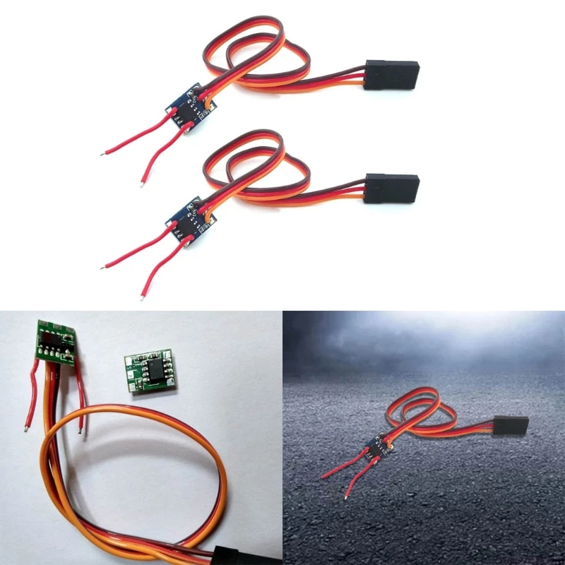 C5AA 2 Pcs Electric Speed Controller for RC Truck Off-Road DC-5V Winch Control Circuit Board Electric Speed Controller DIY