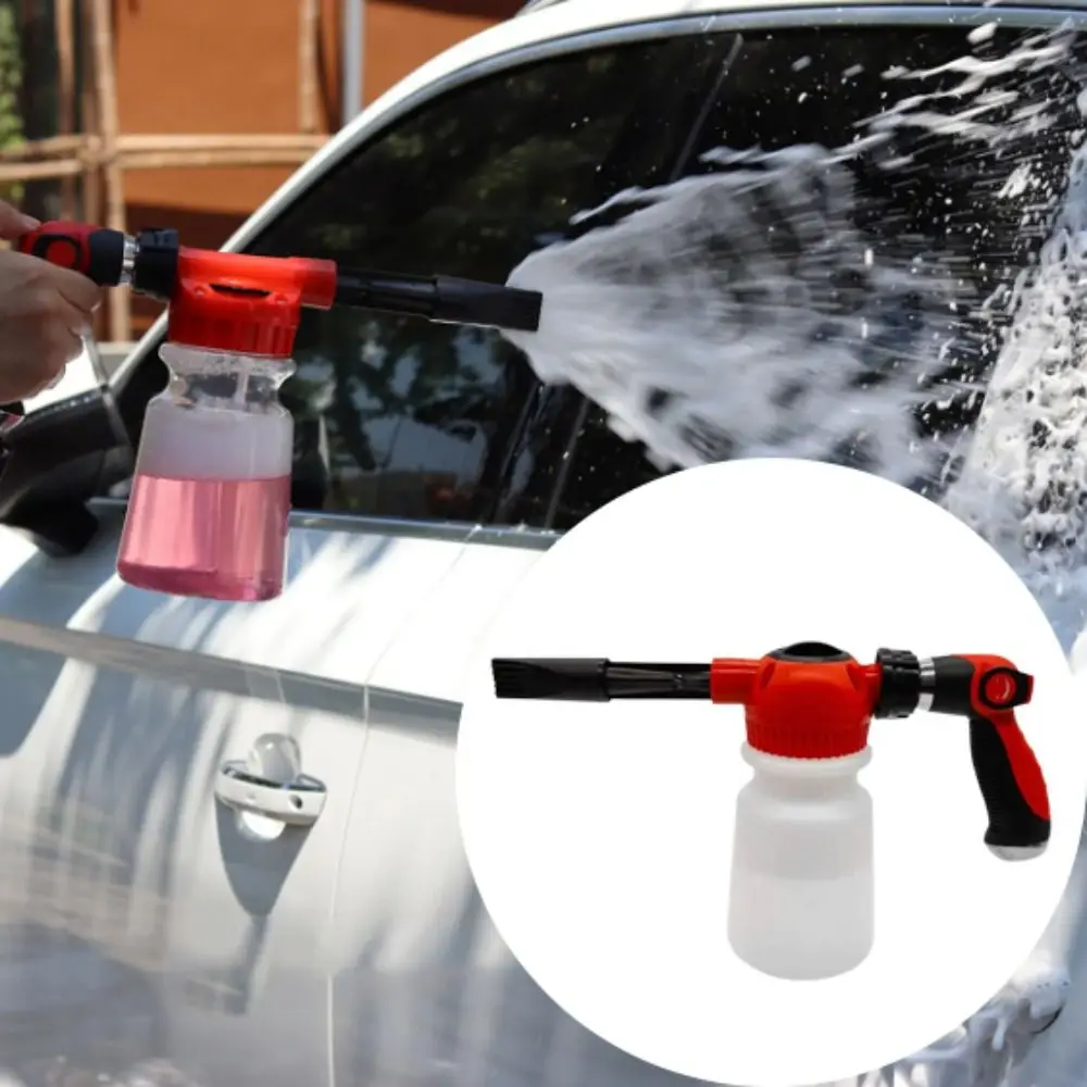 Large-Capacity Car Wash Foam Tool Transparent Metal Watering Can Foam Tool PA Material Portable Alloy Foam Kettle Car Wash