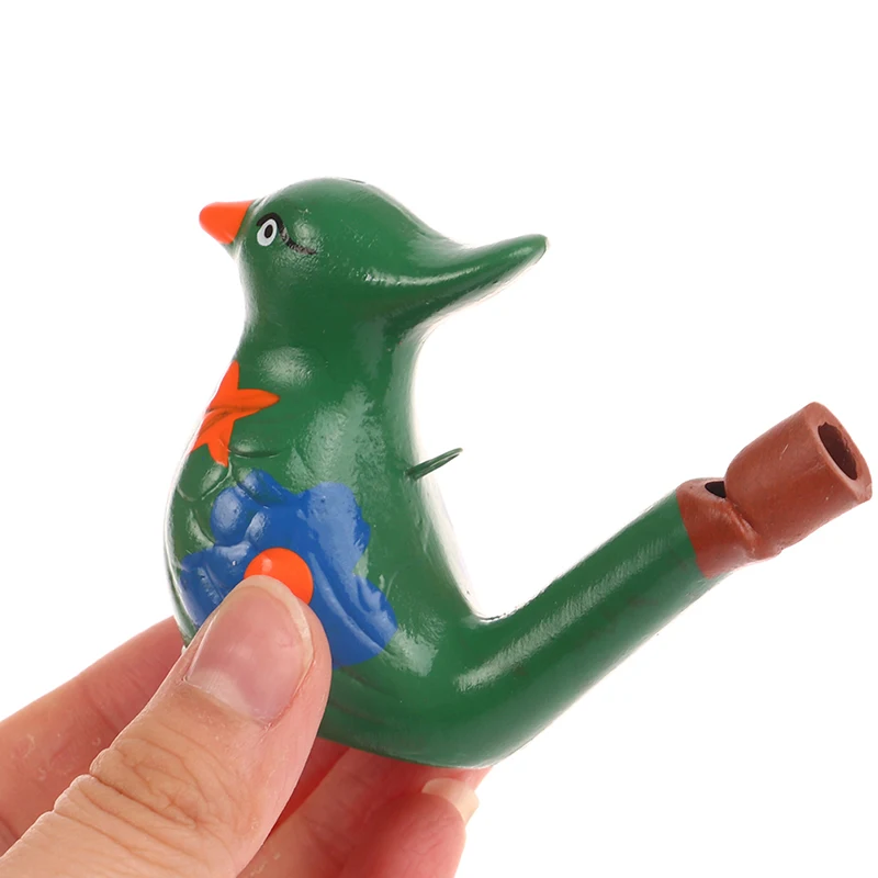 Coloured Drawing Water Bird Whistle for Kid Early Learning Educational Children Toy Musical Instrument Bathtime Musical Toy