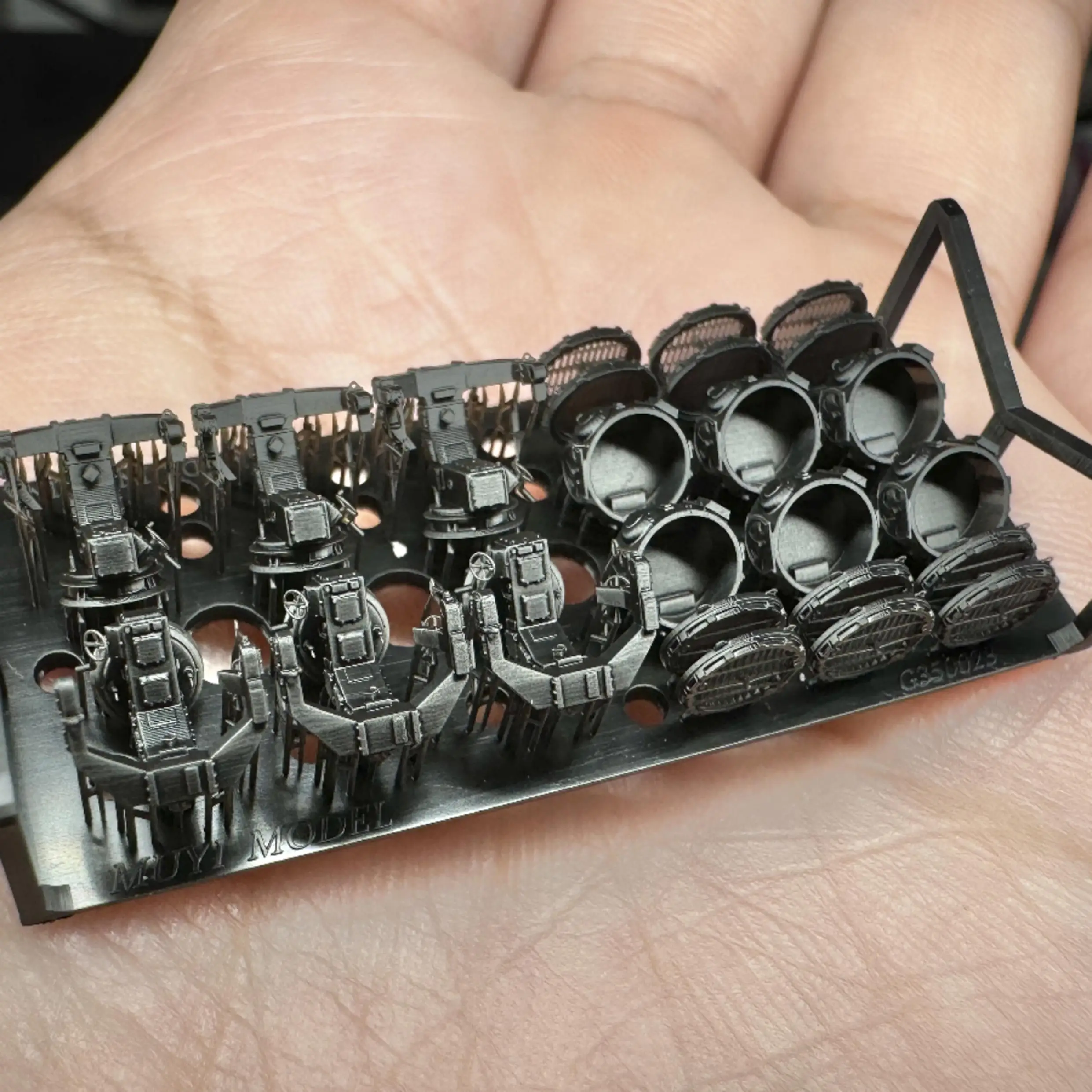 MUYI MODEL STUDIO 1/350 G350020 KRIEGSMARINE SEARCHLIGHT TYPE A 3Dプリントキット