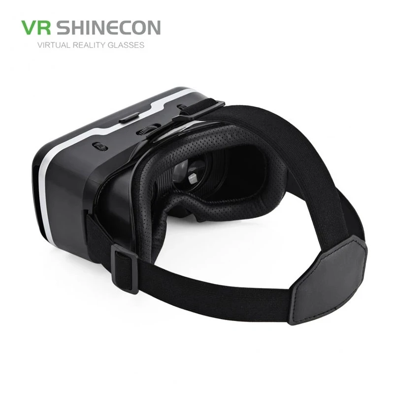 Shinecon VR Glasses 3D Virtual Reality Headset Devices Viar Helmet Goggle Lenses Smart For Phone Cell Smartphone Game Mobile Set