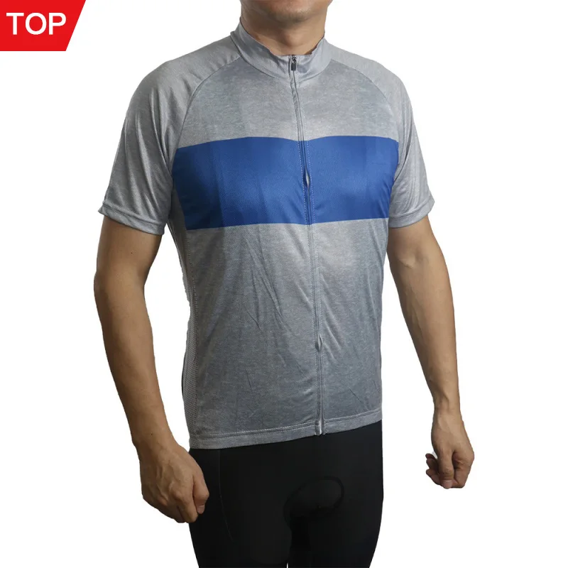 Men's Grey Bike Jersey, Short Sleeve Wear, MTB Road Jacket, Cycling Shirt, Motocross Top, Uniform Sweater, Downhill Cyclism