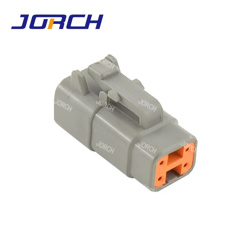 DTM06-4S 4 Way Heavy truck excavator Automotive Electrical Connector Deutsch DTM Series Wire harness Connector s DTM06-4S