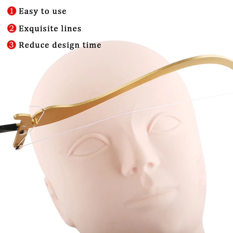 

Makeup Bow And Arrow Line Measuring Eyeliner Eyebrow Ruler Microblading Mapping Rope Pre Ink Tattoo For Mapping Permanent