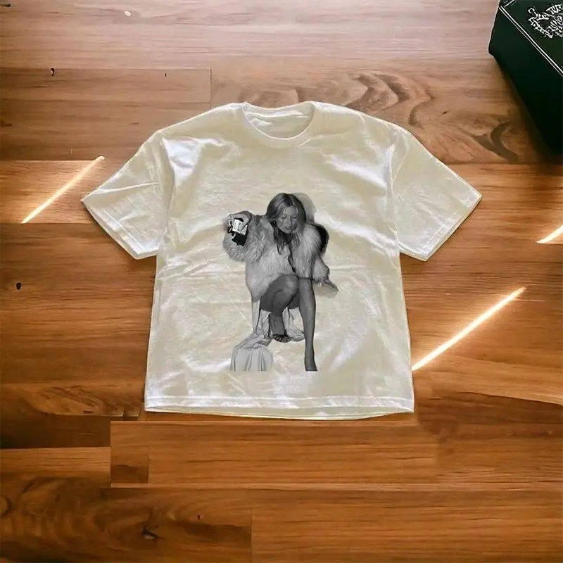 

Панк-графика Мужчины Женщины Топ Y2k Стиль 90-х Крутые девушки Винтаж Панк Футболка Повседневная футболка с коротким рукавом Летние футболки Уличная мода