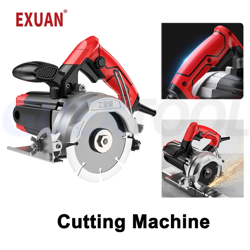 Industry Cutting Machine 45° Adjustable Electric Saw Household Circular Saw Ceramic Tile Notching Machine Concrete Slotting Tool