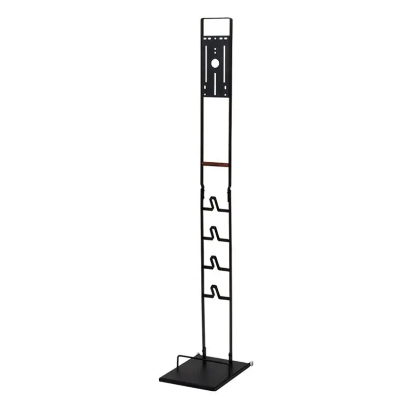 AEE6-Vacuum Stand For Dyson V15 V11 V10 V8 V7 Cordless Vacuum Cleaners Heavy Base Metal Bracket Holder With Wheels