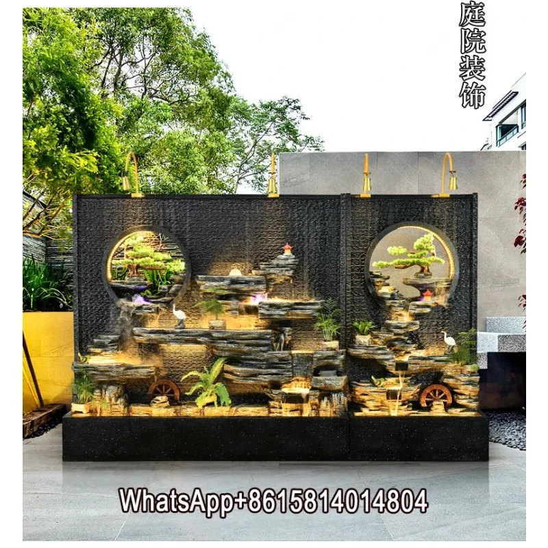 

Hotel villa courtyard decoration water feature wall/floor fountain/Rockery and flowing water landscape water curtain wall