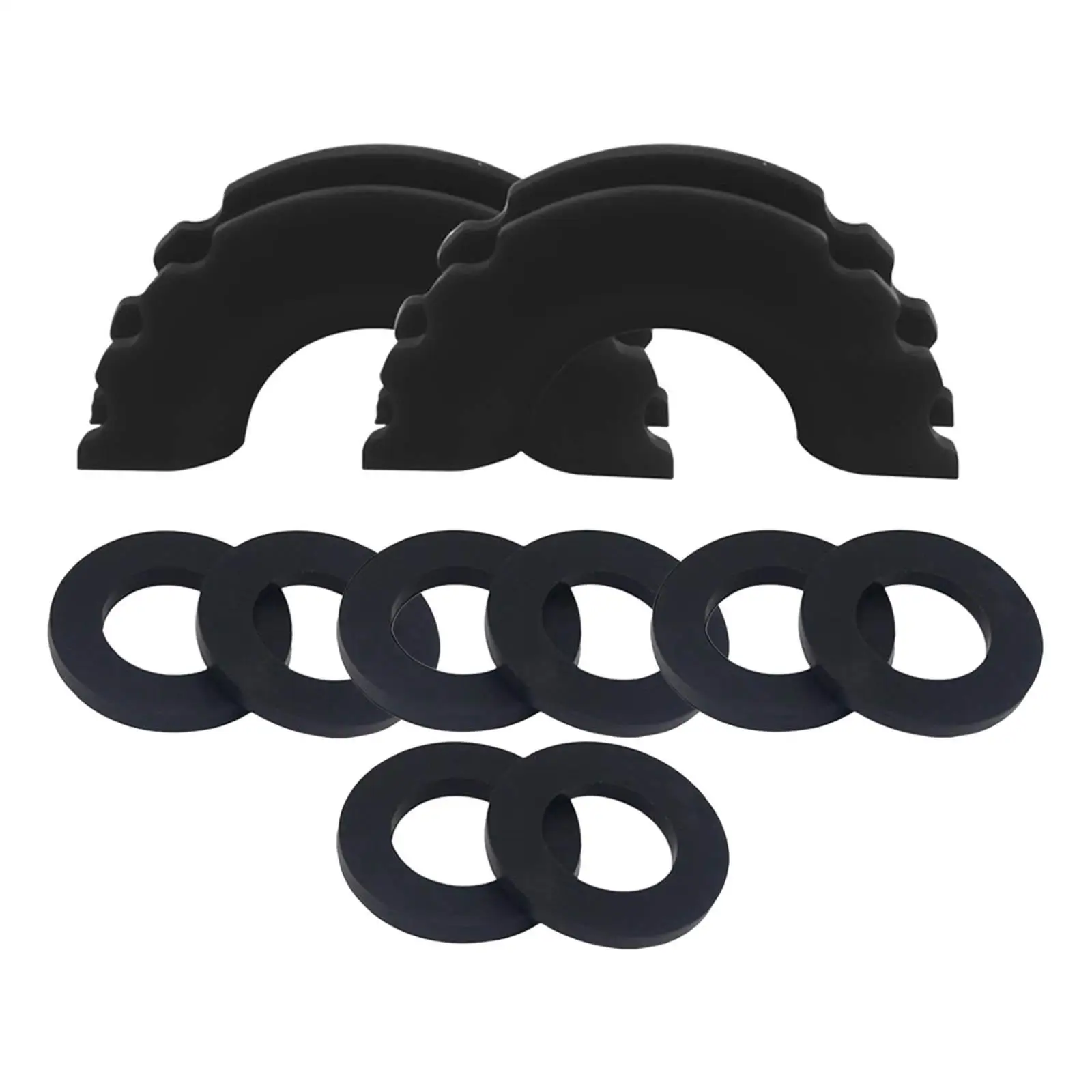 Copertura protettiva con manopola in gomma isolante con grillo ad anello a D nero per supporto ruota di scorta con gancio per rimorchio fuoristrada