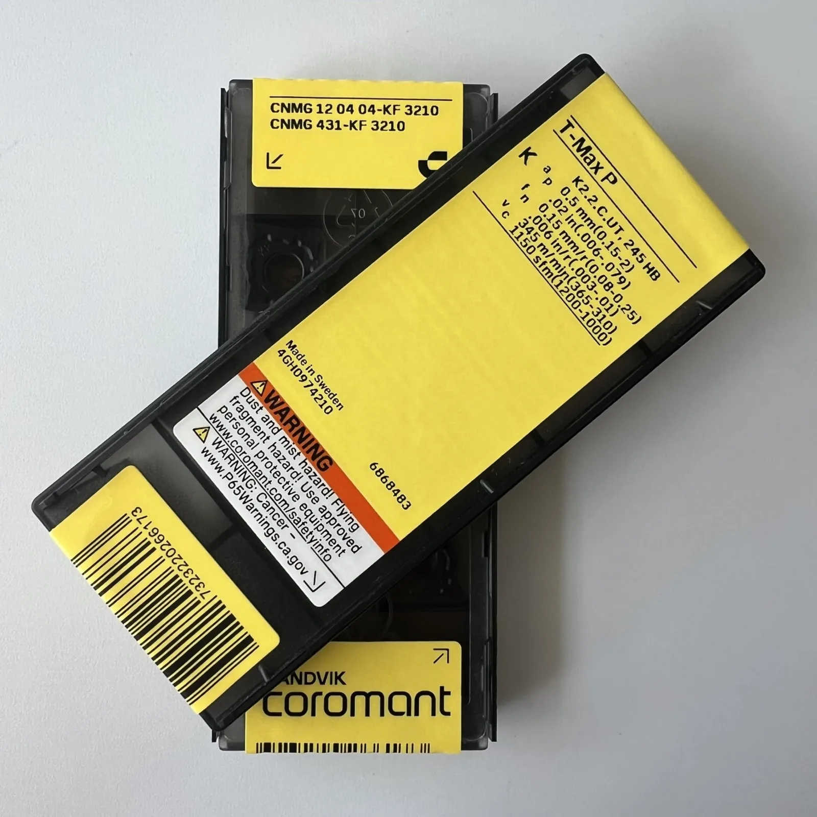 

SANDVIK / CNMG120404-KF 3210 / оригинальное шведское лезвие из твердого сплава, 10 шт.