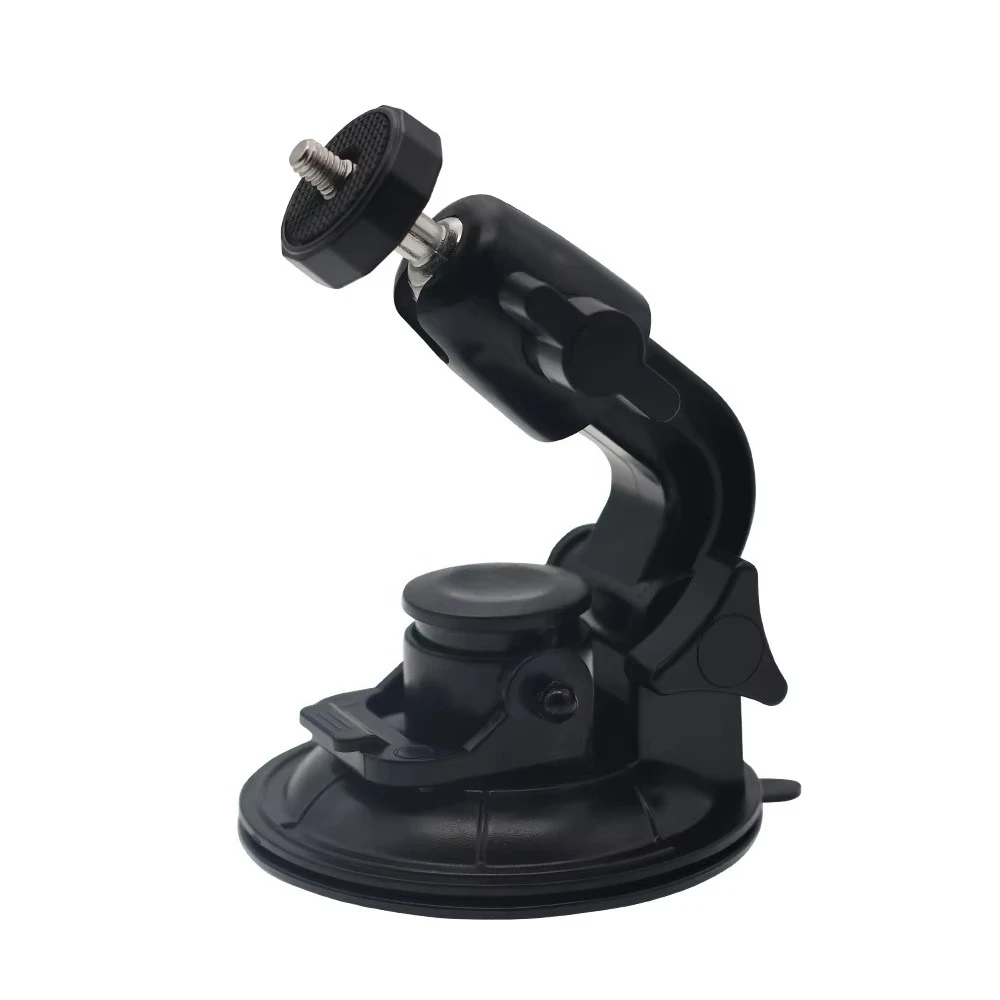G095 car single suction cup holder/ABS plastic, rotating 180 degrees mobile phone holder, for action camera