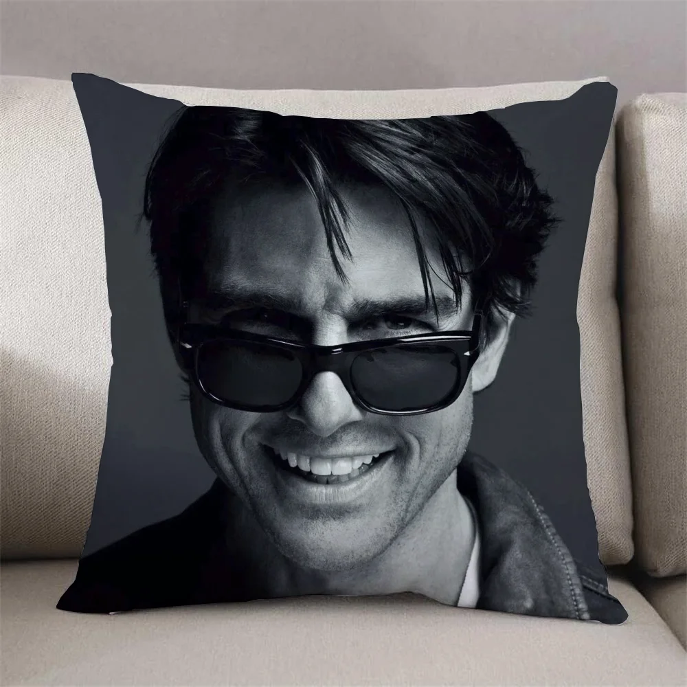 Laumango T-Tom Cruise Cushion Cover 45*45 Short Plush 45x45 Cushions Covers Decorative Pillowcase Decor 40x40 Twin Size Bedding