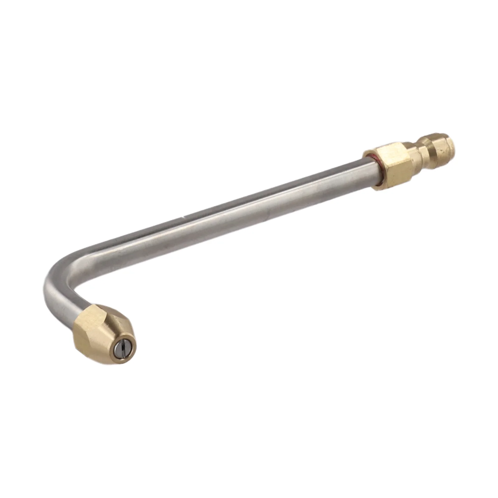 1pcs Wash Nozzle Angled Lance High Pressure Car Wash Gun Jet Lance Adjustable Angle Sprayer Curved Rod Washer