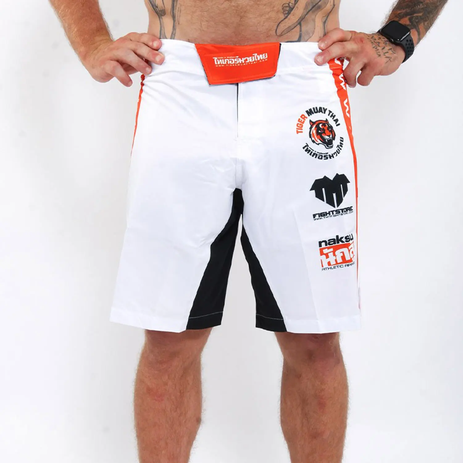 Tiger Thai-pantalones cortos de boxeo para hombres y mujeres, artes marciales mixtas, entrenamiento de Fitness, BJJ, Taekwondo, MMA Thai, Jujitsu