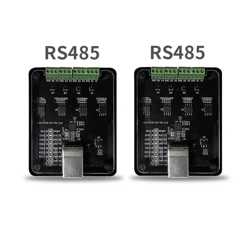 Hi-Speed USB to 4CH RS485 Serial Converter CH9114 Solution High Speed 15Mbps Transmission Downloader Module
