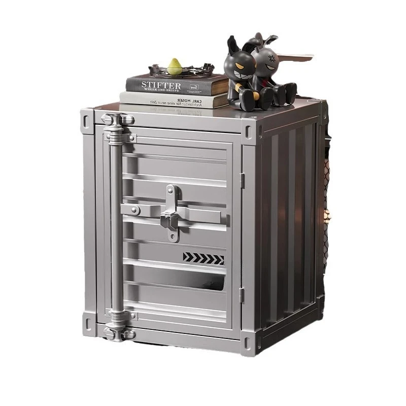 

Industrial style storage cabinet Internet celebrity coffee table, home bedroom creative small cabinet