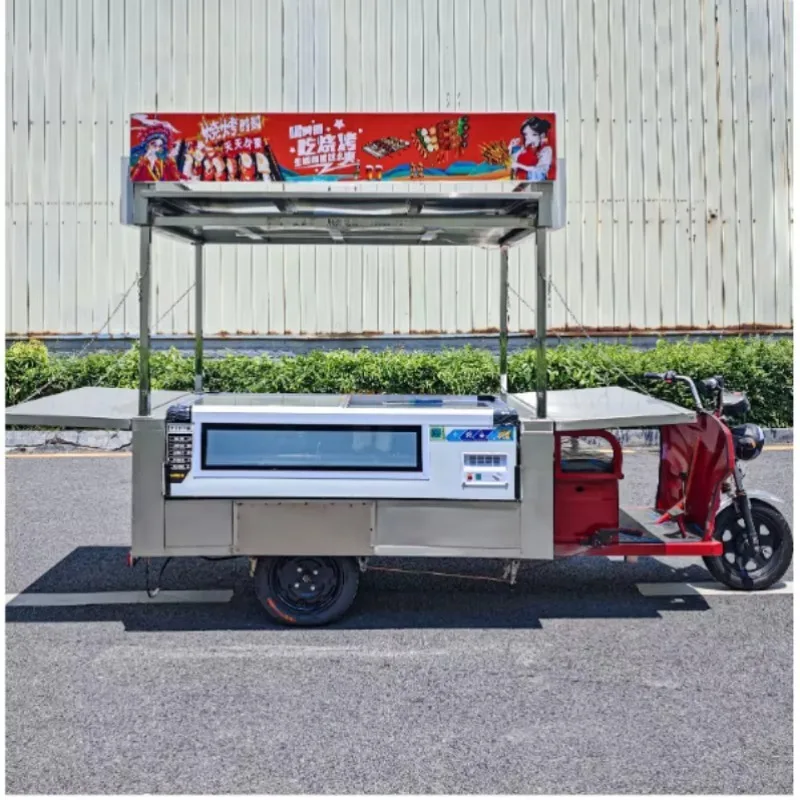 Factory Direct 2026 New Fully Equipped Electric Tricycle Motor Food Truck Kitchen For Street Food Retail And Catering Business S