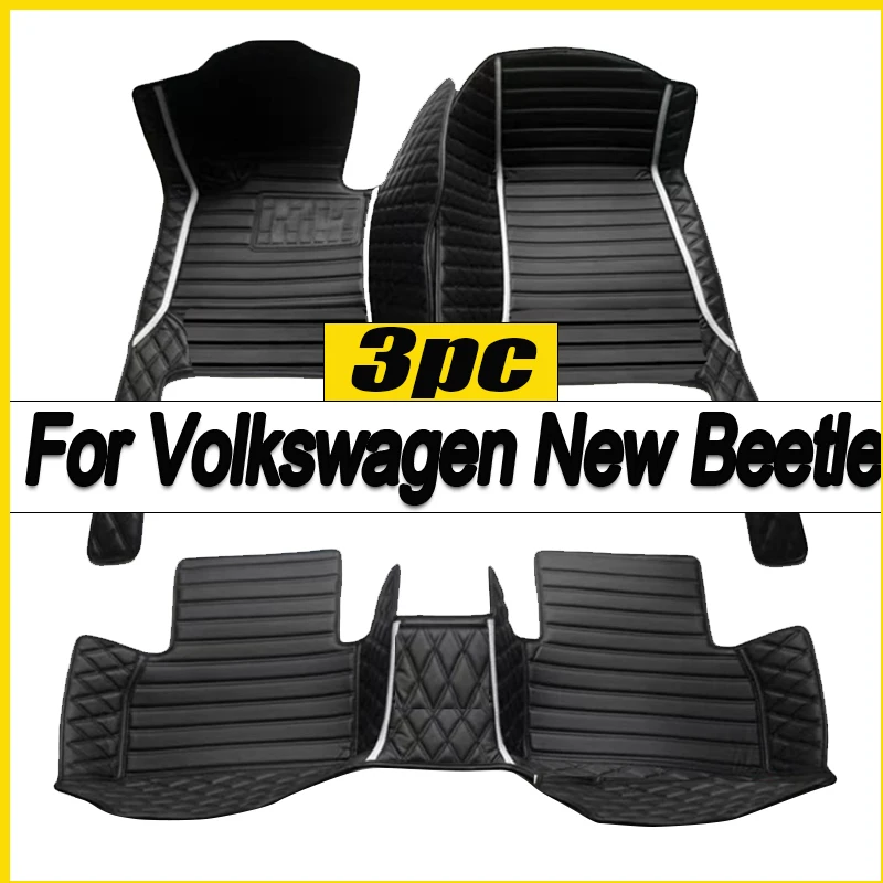 Polymères de sol de voiture étanches pour Volkswagen, New Beetle 1998 ~ 2011, tapis de voiture, tapis de sol, accessoires de voiture