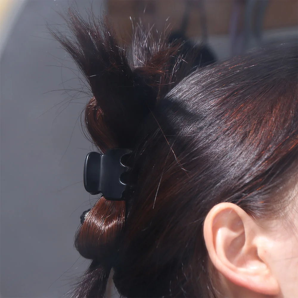 Parrucca con testa a sfera scrunchie pigra Evidenzia clip per artiglio in stile coreano Volano Borsa per capelli con panino Soffici capelli doppi polpette