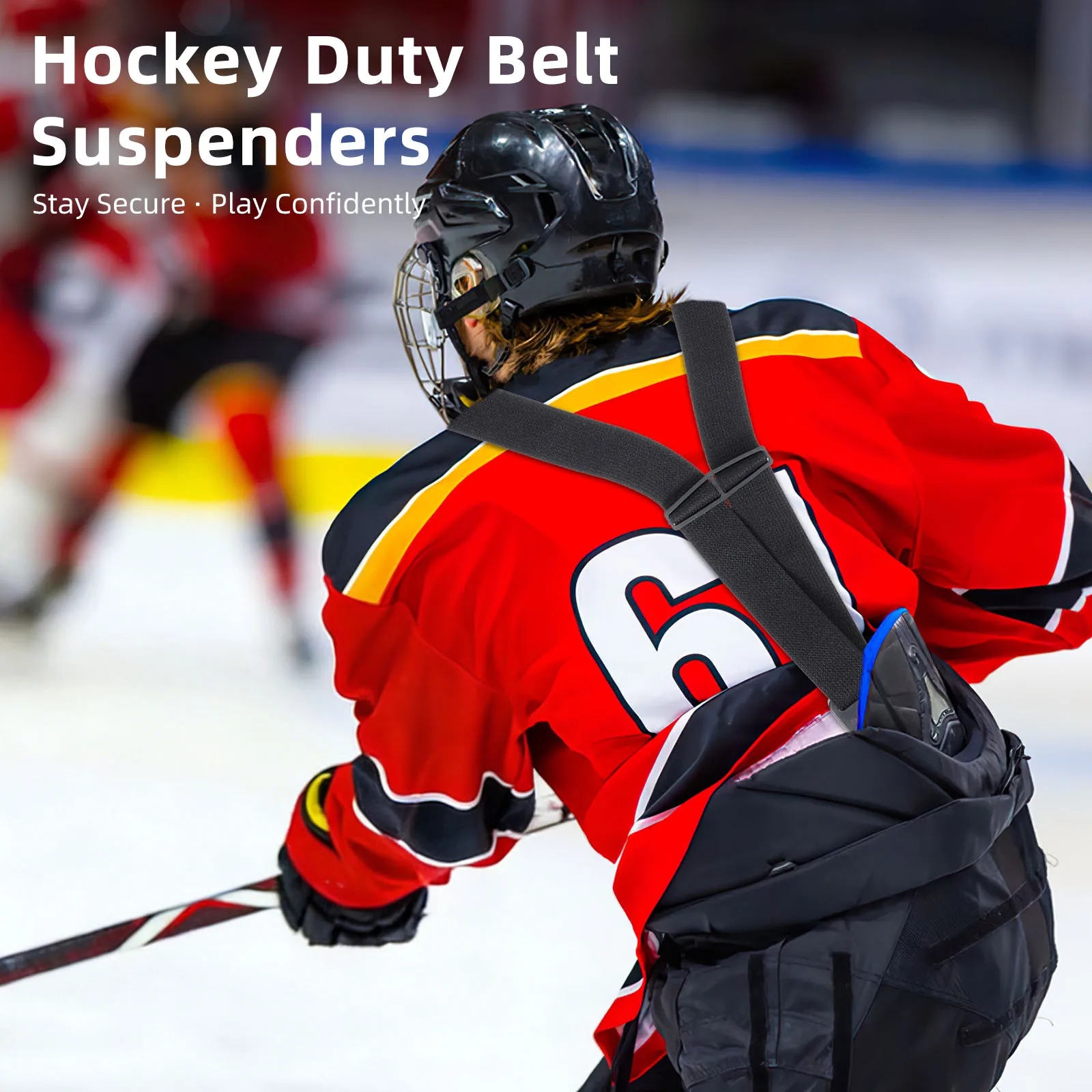 

Hockey Accessories Strap Pant Small Practice Suspenders Pants Youth Senior for Men