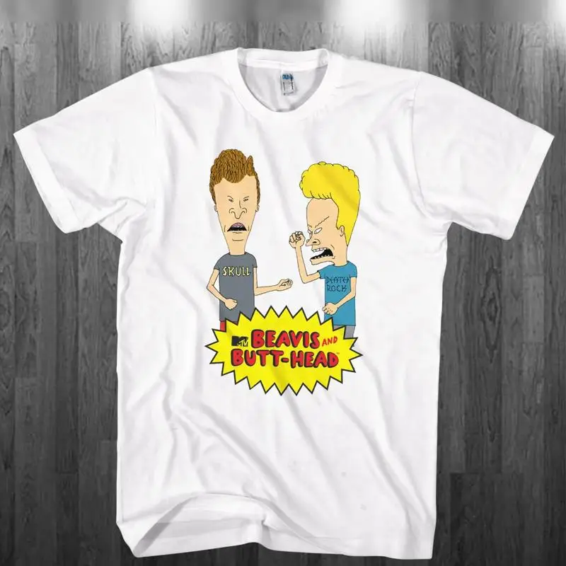 Beavis And Butthead Yellow Hair Cartoon T-Shirt