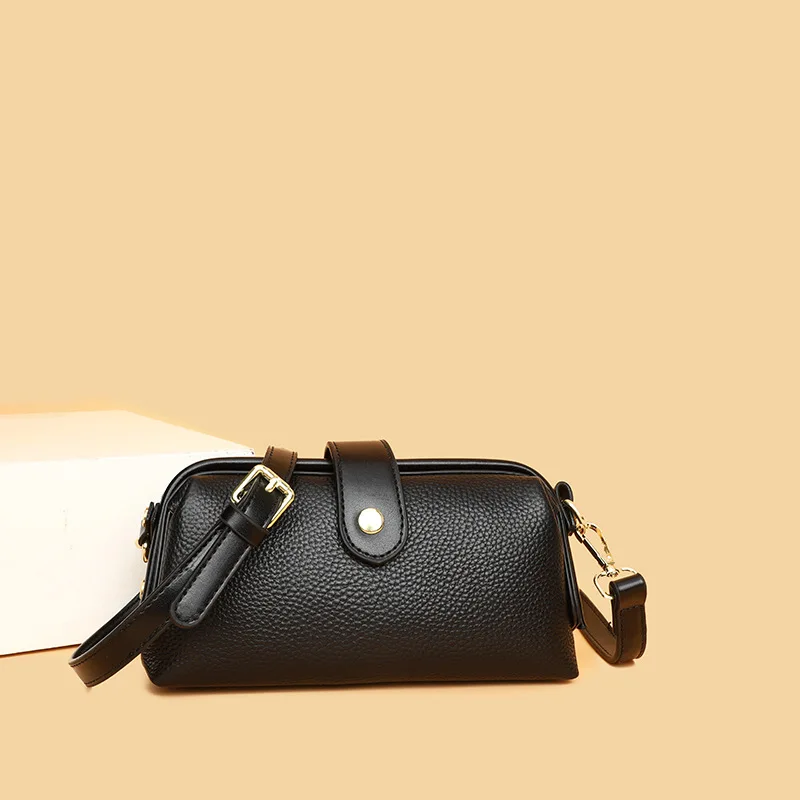 

2025 Pu Leather Shoulder Crossbody Bags For Women Vintage Solid Shoulder Bag Large Capacity Commuting Handbags