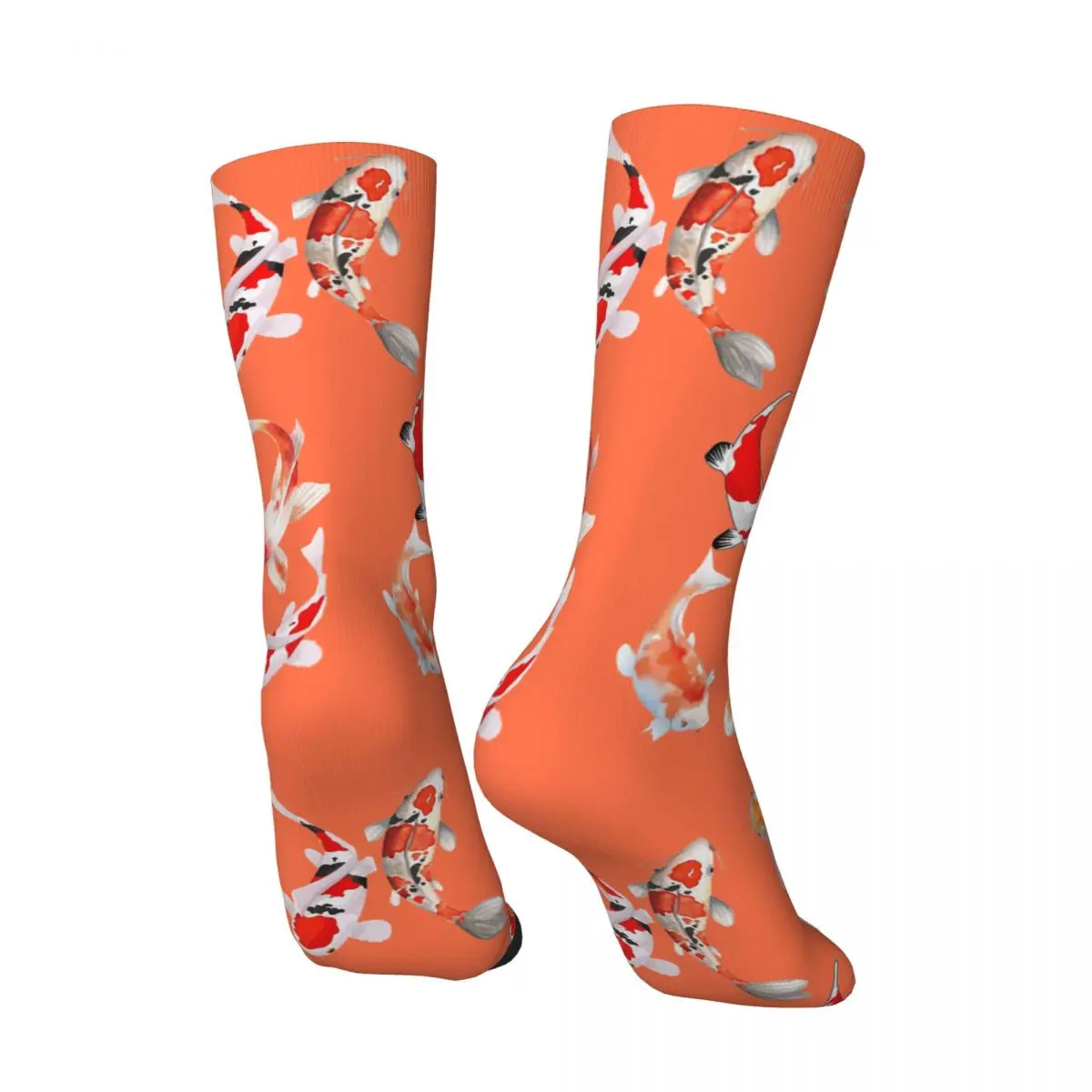 Happy Funny Men's compression Socks Koi Carp Keepwer Vintage Harajuku Lucky Fish Hip Hop Novelty Seamless Crew Crazy Sock