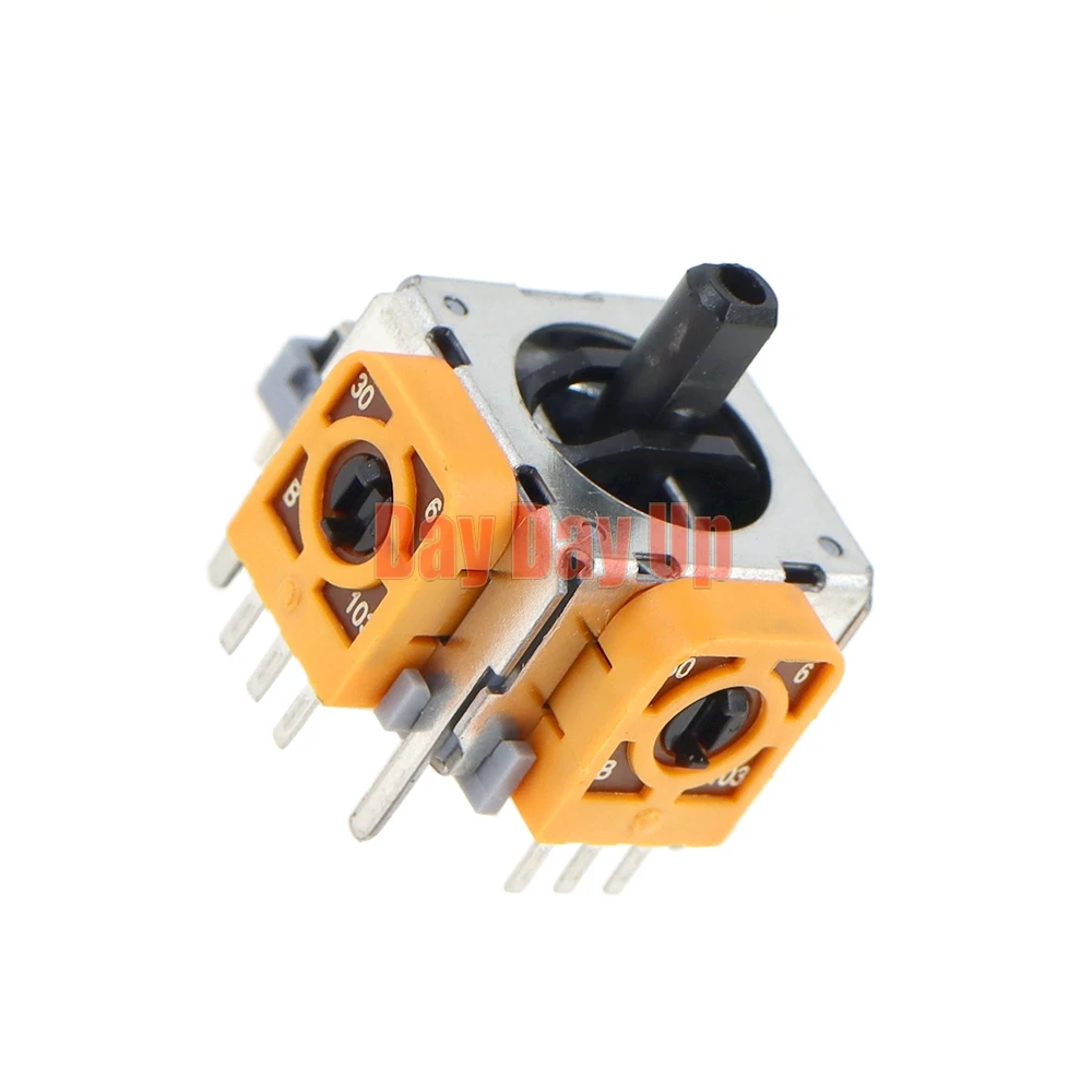 1PC オリジナル新 3D アナログサムスティックセンサーソニー PS2 コントローラ用 Xbox 360 XBOX360 オレンジ