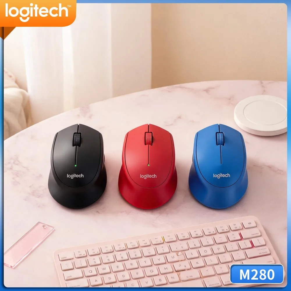 Work Study Home Wireless Mouse M280 2.4G Long Standby Runtime Precise Pointer Usb Receiver For Pc Notebook Desktop Office Tasks