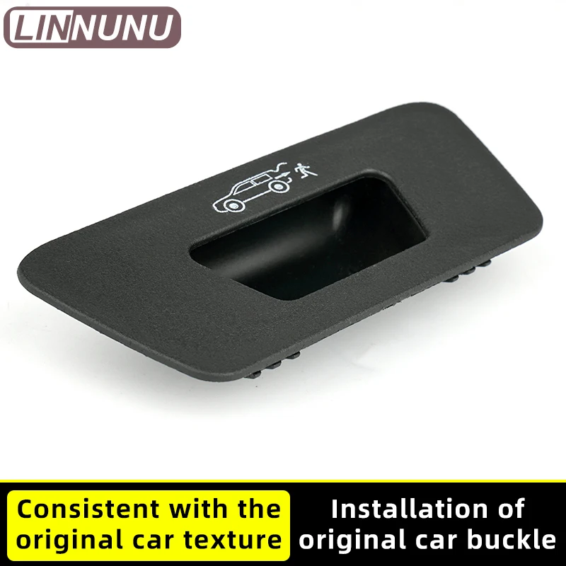 LINNUNU Trunk Lid Release Switch Cover Fit for Lynk&co 01 Internal trunk ButtonRear Hatch Back Lock Liftgate TailgateLatchHandle