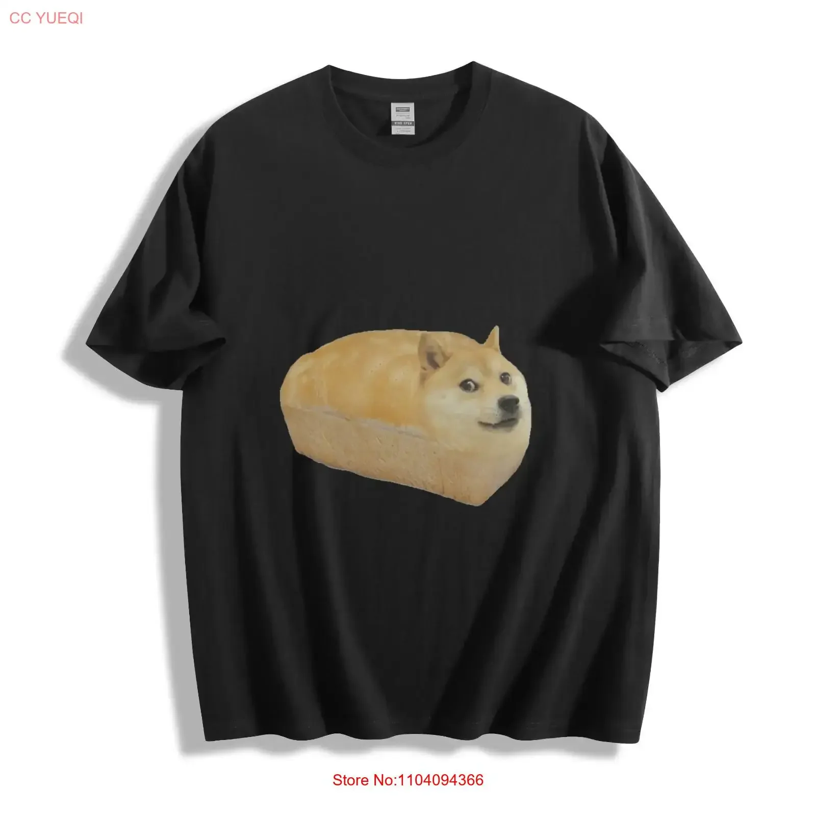 Doge Bread T Shirt Hilarious Meme Bakery  vintage Washed Casual Slightly Versatile streetwear designer clothes Stylish Soft