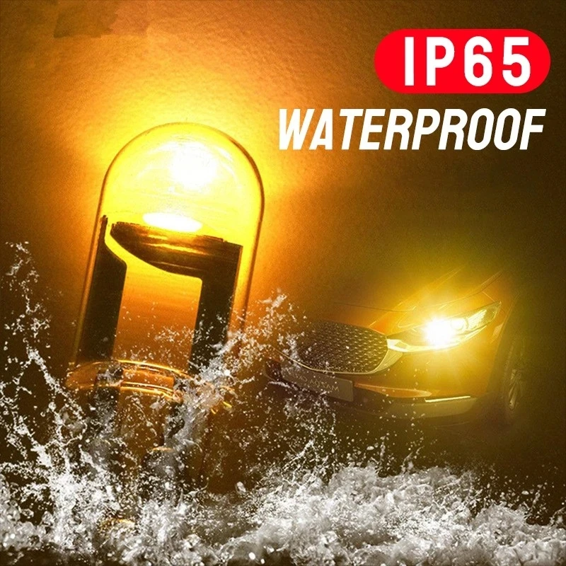 W5W Led T10 Car Light COB Clear 6000K White Auto Automobiles Motor License Plate Lamp Dome Light Reading DRL Bulb Style 12V