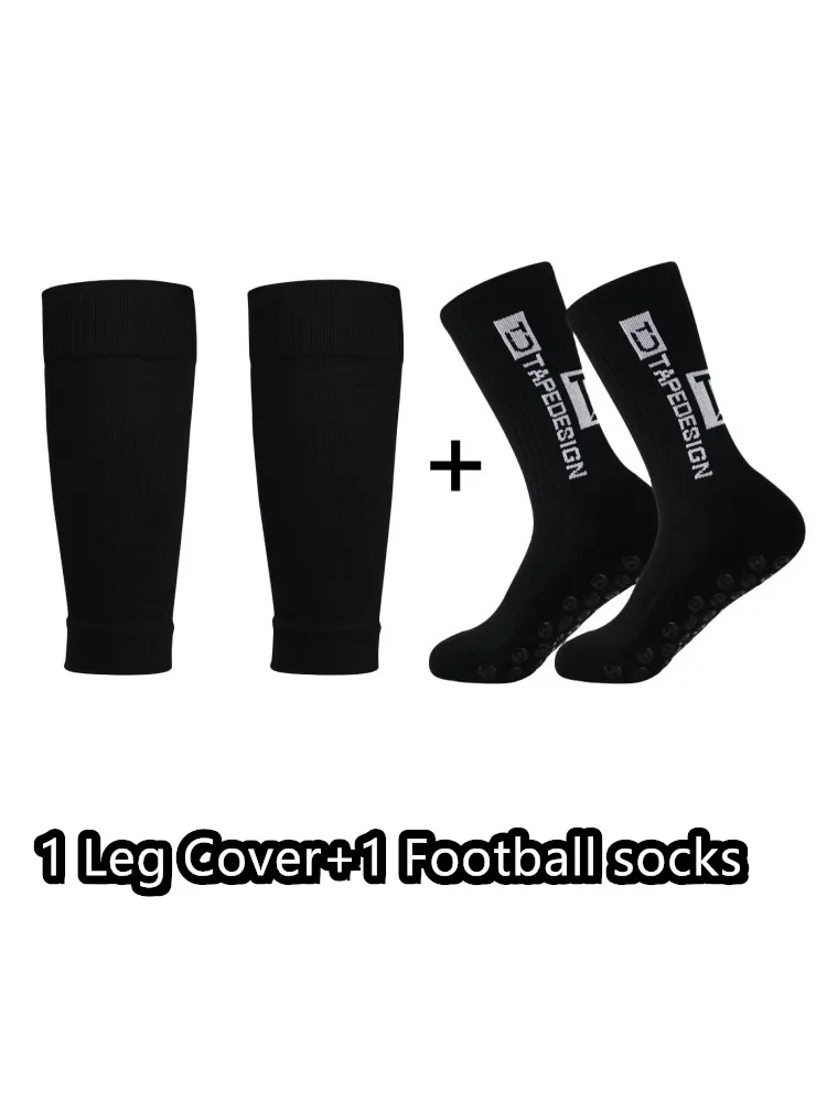 Kaus Kaki Olahraga Anti Selip Kombinasi 1Set Baru 2025 Kaus Kaki Sepak Bola Pria Wanita, dan Kaus Kaki Pelindung Kaki untuk Pria