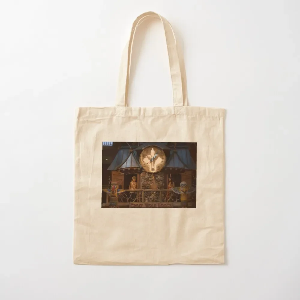 

Great Wolf Lodge Great Clock Tower Dells1 Tote Bag Reusable bags tote bags men cloth bag woman Custom bag