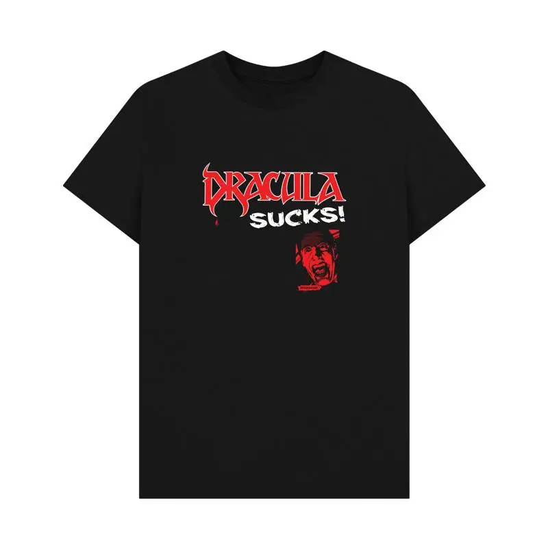 PREMIUM OFFICIAL Horrorline Dracula Sucks  T shirt