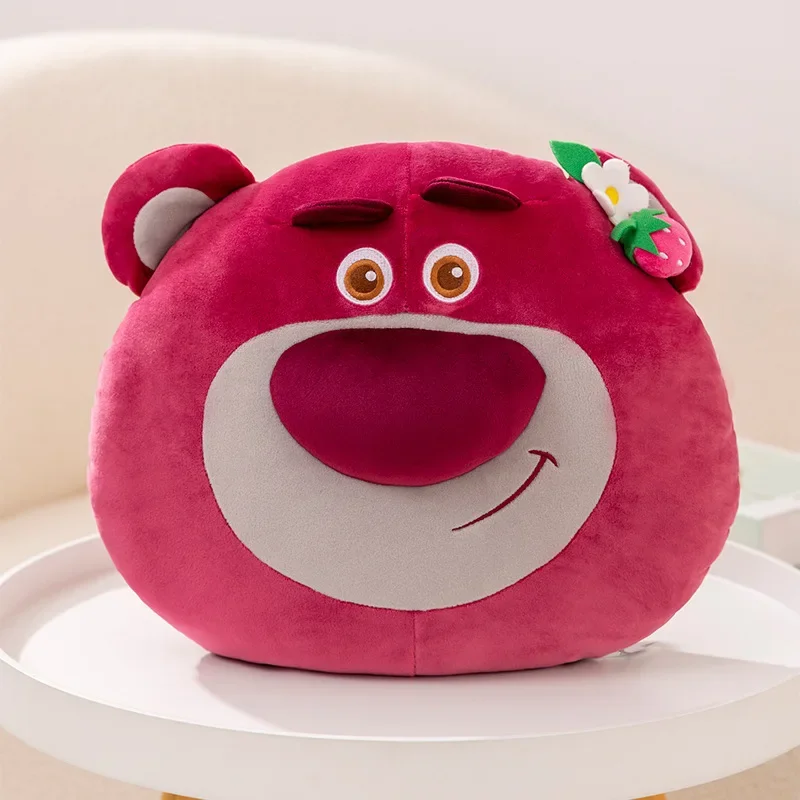 35cm Disney Toy Story Lotso Throw Pillow Cartoon Cute Plush Toy Sofa Throw Pillow Christmas Birthday Children Presents For Girls