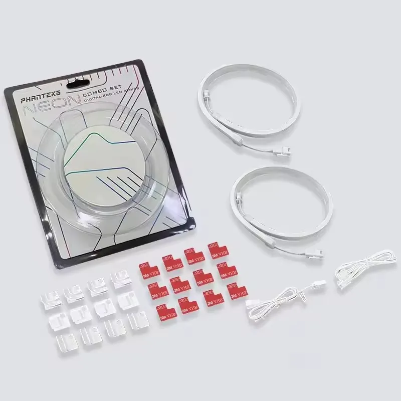 PHANTEKS Light Strip For PC Case Chassis ARGB Neon Computer Case Decoration LED Strip Set Flexible Lamp Tape