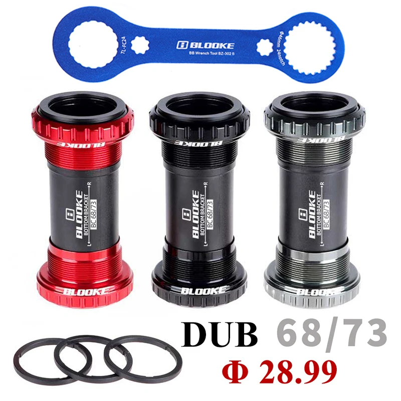 

3 Colors BSA DUB BB Bottom Bracket 68/73mm 28.99mm Central Movement BSA68 Thread Sealed 2 Bearing For SR-AM Crankset MTB Bicycle