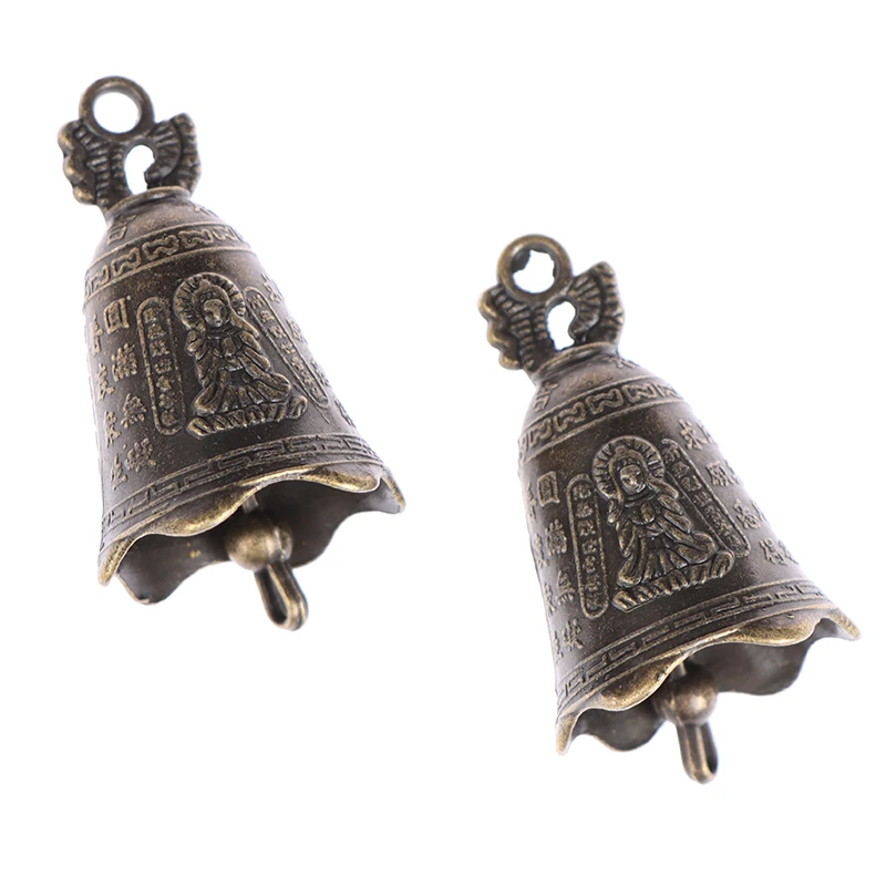 Antike Glocke Chinesische Mini-Skulptur Betende Guanyin Glocke Shui Feng Glocke – Detail 8