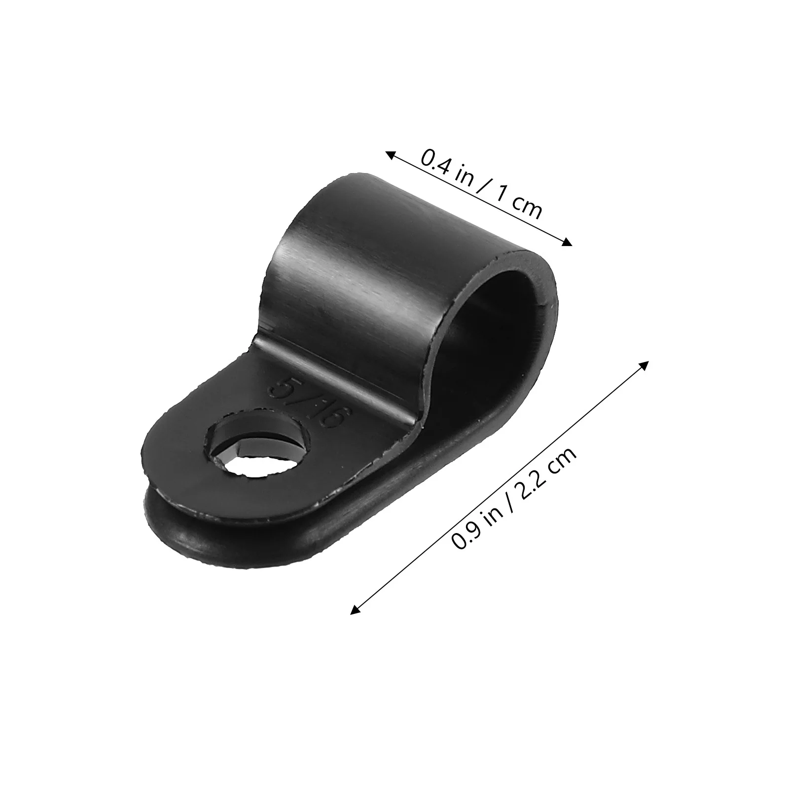 100 peças clipes de luz de corda 7.9mm braçadeiras de cabo clipes de montagem flexíveis para organização de fio suporte de cabo interno e externo