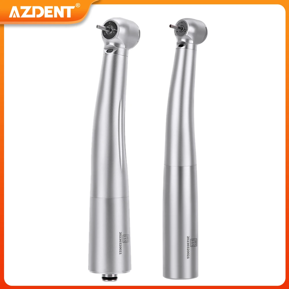 AZDENT Dental LED Fiber Optic High Speed Handpiece fit for KAVO and NSK Standard Head 3 Water Spray Ceramic Bearing