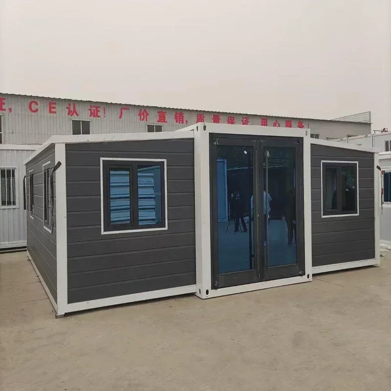 Prefabricated Modular House Prefab Steel 2 Bedroom Expandable Container Granny Flat House Australian Standards