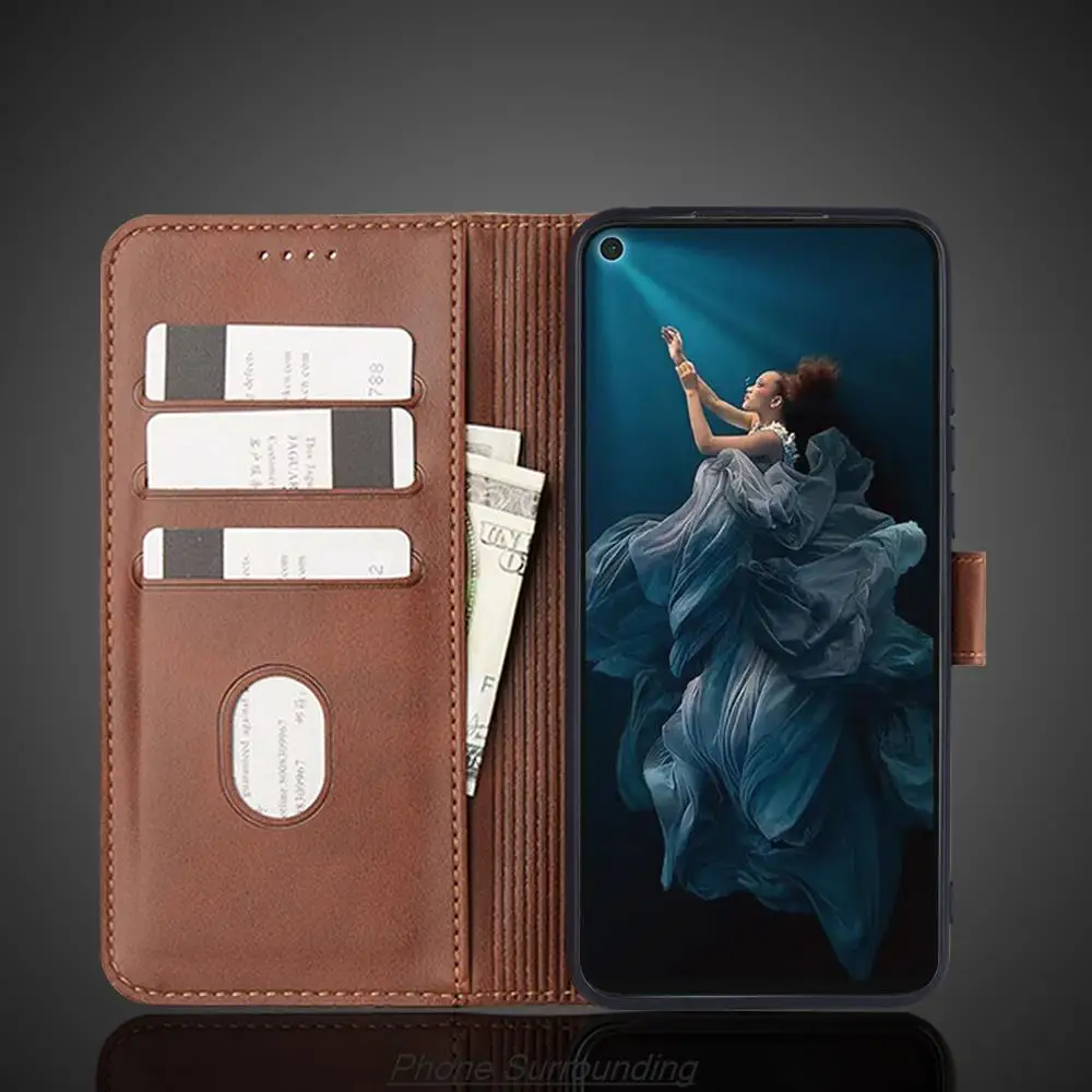 Honor20 Pro Case Wallet Flip Cover Leather Case for Huawei Honor 20 / 20 Pro Pu Leather Bags protective Holster Fundas Coque