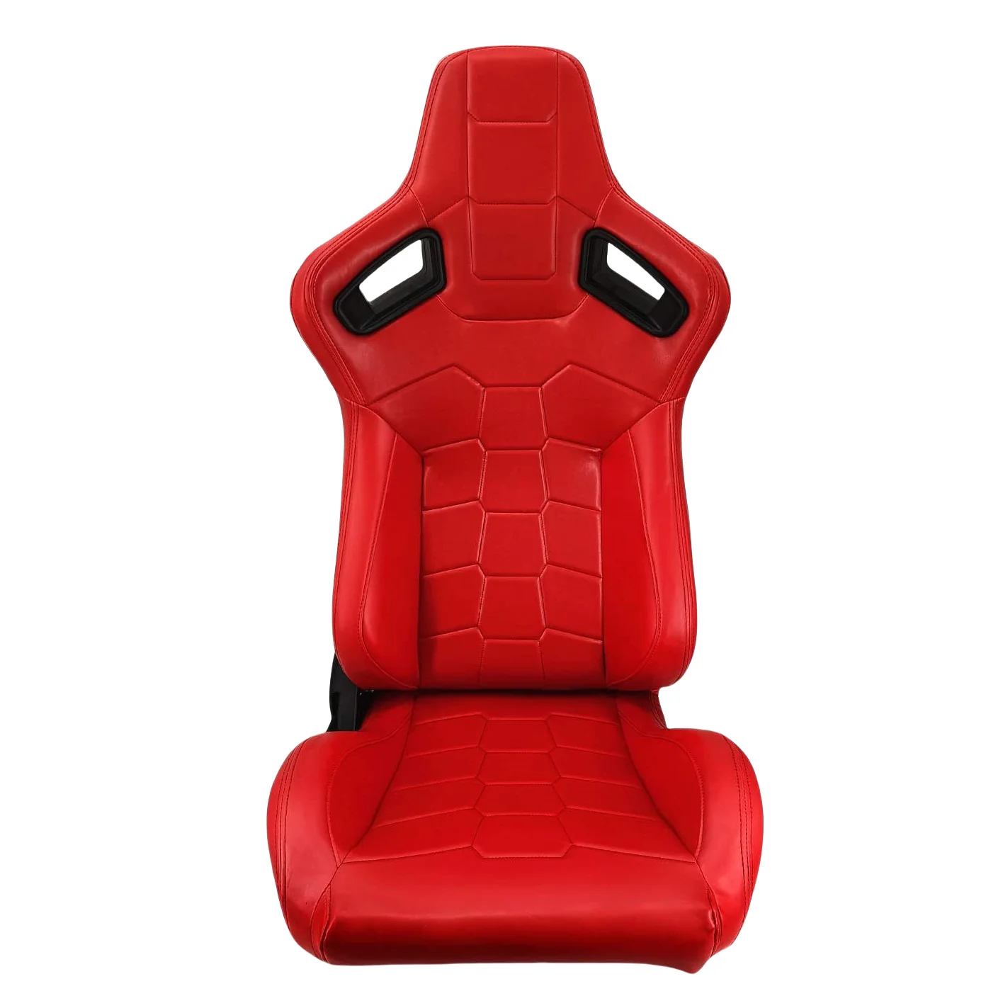 

High-Quality FORRacing Seat, Suede, Red, Dual Rail, Universal