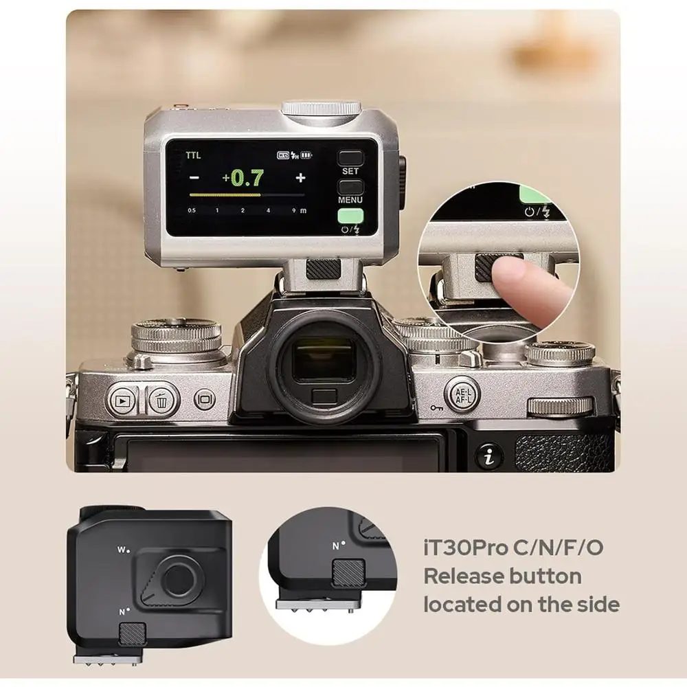Godox iT30 Pro Camera Flash 2.4G Беспроводная карманная вспышка TTL HSS с Godox TR Hot Shoe Riser для Sony Canon Nikon Fuji
