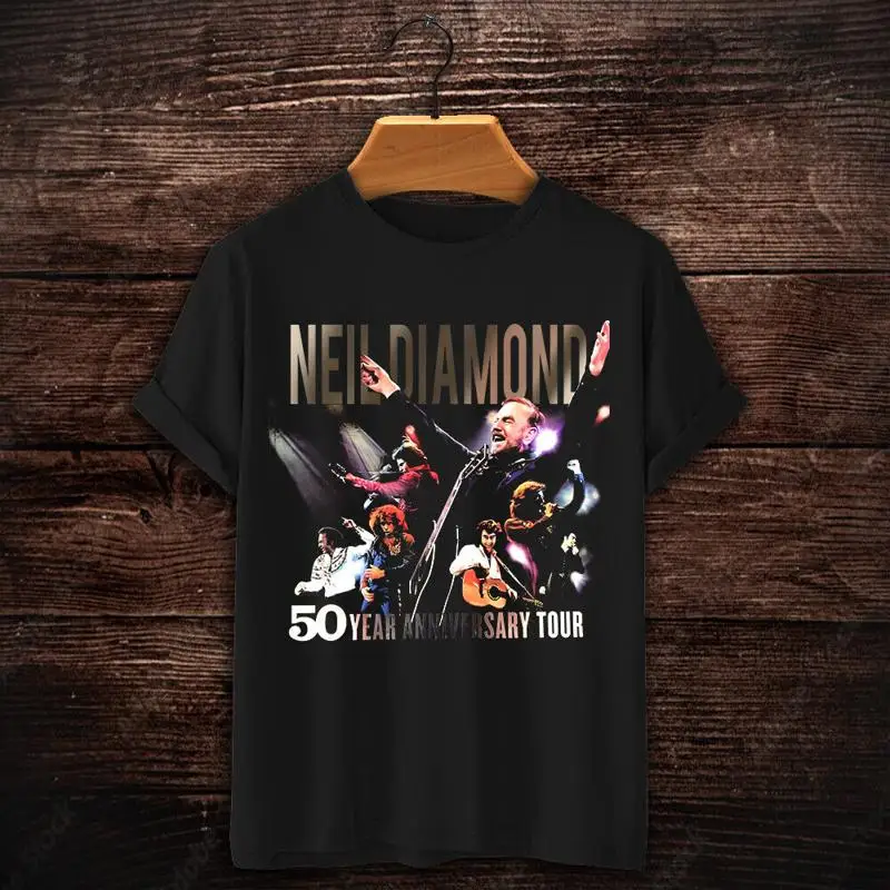 

Футболка Rosie в честь 50-летия Neil Diamond'S Hot August Night Rock Cracklin'